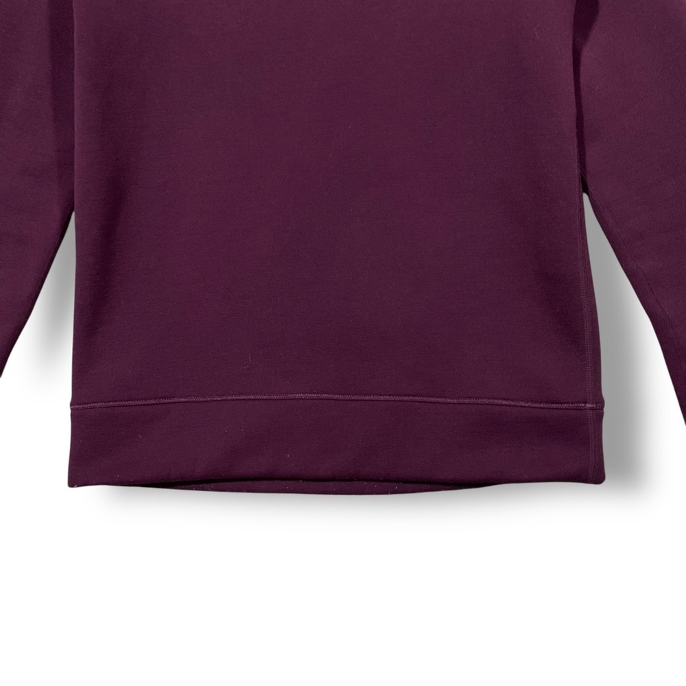 Lululemon Keep It Cozy Sweatshirt Sz 2 Crew Neck Fleece Purple Plum Athleisure - Picture 4 of 11